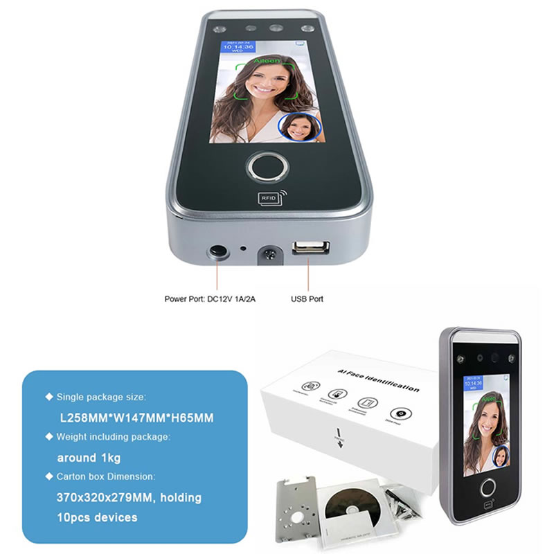 AI06F Dynamic Biometric Facial and Fingerprint Recognition System For Access Control